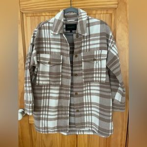 Banana republic flannel shacket